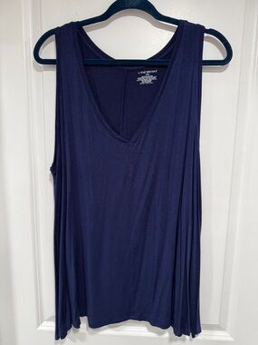 18/20 Lane Bryant Deep Navy V-Neck Swing Tank